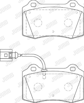 Brake Pad Set, disc brake (573641J)