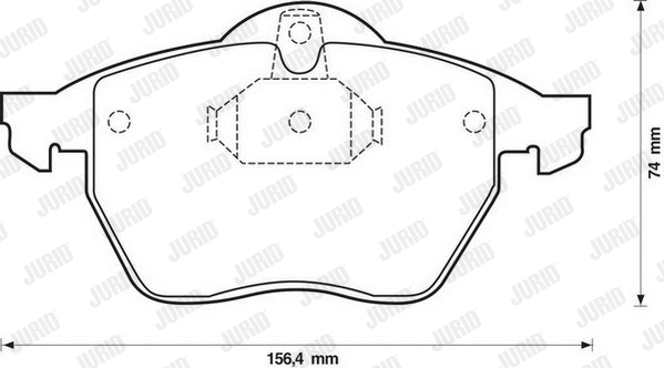 Brake Pad Set, disc brake (571920J)