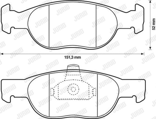 Brake Pad Set, disc brake (571972J)