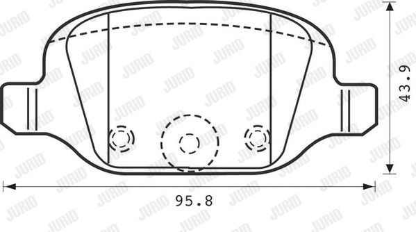 Brake Pad Set, disc brake (573019J)