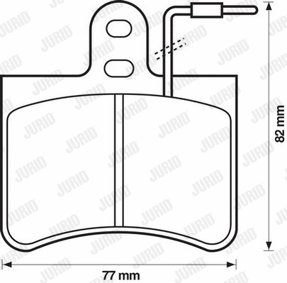 Brake Pad Set, disc brake (571907J)