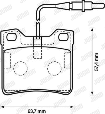 Brake Pad Set, disc brake (571845J)