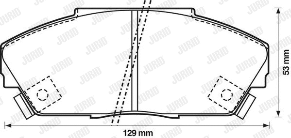 Brake Pad Set, disc brake (572308J)