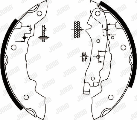Brake Shoe Set (362261J)