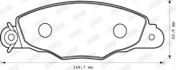 Brake Pad Set, disc brake (573057J)