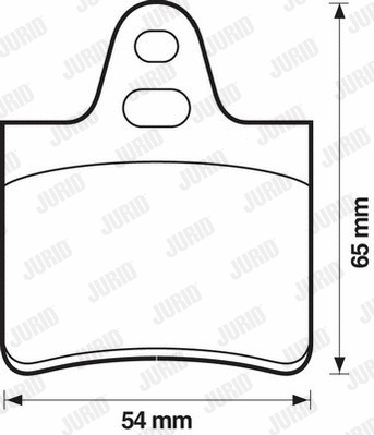 Brake Pad Set, disc brake (571264D)