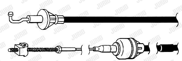 Cable Pull, clutch control (421116J)