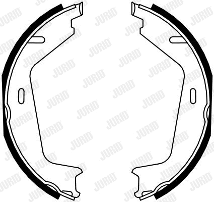 Brake Shoe Set, parking brake (362567J)