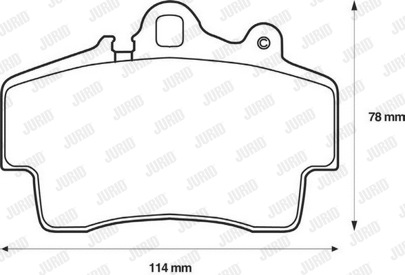 Brake Pad Set, disc brake (573043JC)