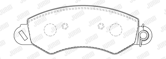 Brake Pad Set, disc brake (573925J)