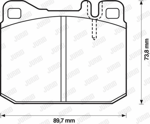 Brake Pad Set, disc brake (571372D)