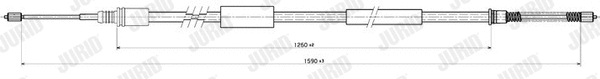 Cable Pull, parking brake (431290J)