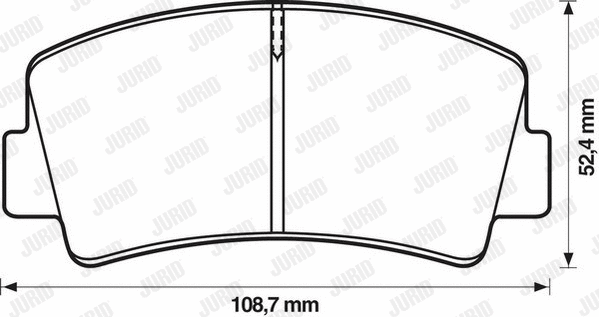 Brake Pad Set, disc brake (571809J)