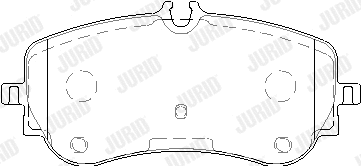 Brake Pad Set, disc brake (573832J)
