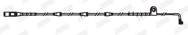 Warning Contact, brake pad wear (581416)