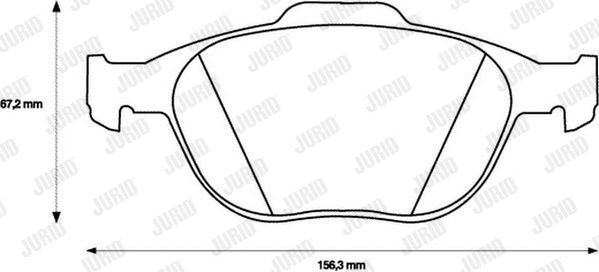 Brake Pad Set, disc brake (573085J)