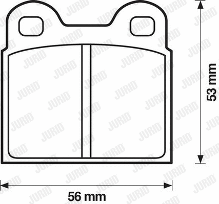 Brake Pad Set, disc brake (571429J)