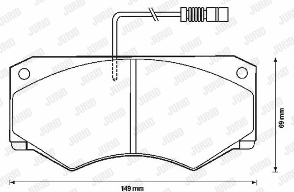 Brake Pad Set, disc brake (571825J)