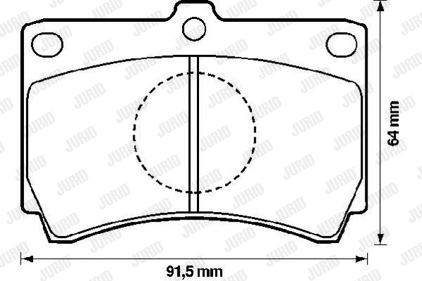 Brake Pad Set, disc brake (572143J)