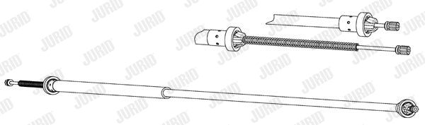 Cable Pull, parking brake (434542J)