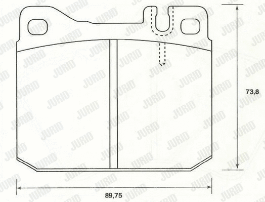Brake Pad Set, disc brake (2955415880)