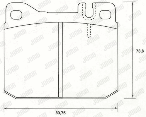 Brake Pad Set, disc brake (2955405880)