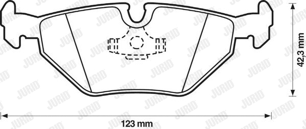 Brake Pad Set, disc brake (571387D)