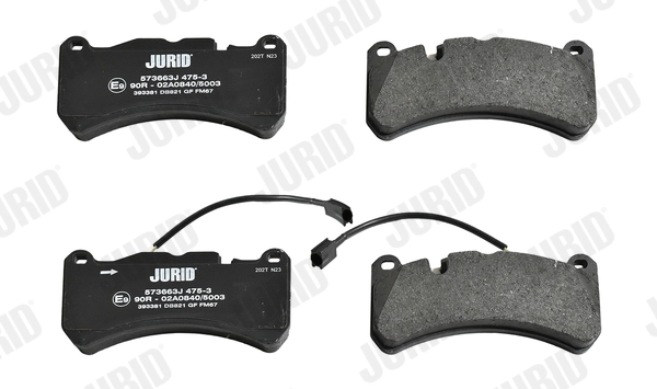Brake Pad Set, disc brake (573663J)