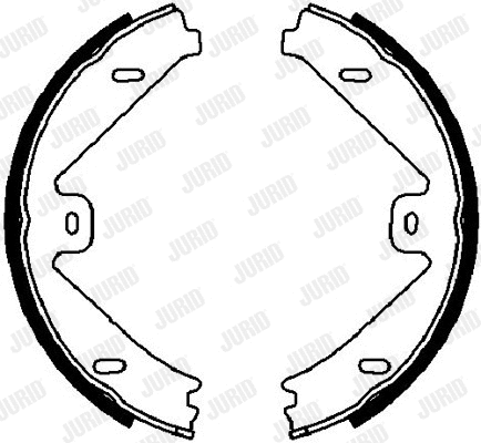 Brake Shoe Set, parking brake (362632J)