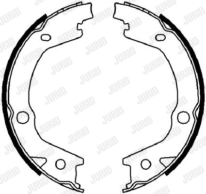 Brake Shoe Set, parking brake (362532J)