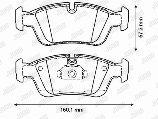 Brake Pad Set, disc brake (571959D)