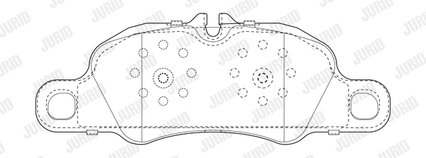 Brake Pad Set, disc brake (573804J)