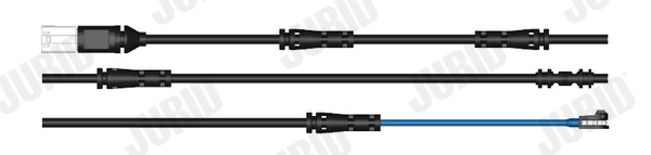 Warning Contact, brake pad wear (FWI412)