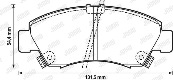 Brake Pad Set, disc brake (572324J)