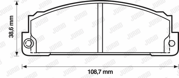 Brake Pad Set, disc brake (571362J)