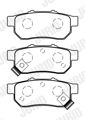 Brake Pad Set, disc brake (574081J)
