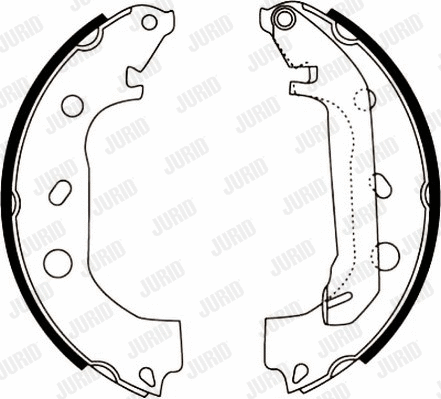 Brake Shoe Set (362416J)
