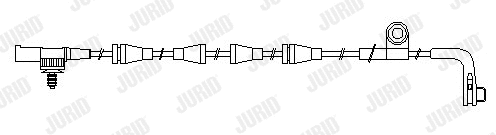 Warning Contact, brake pad wear (581410)
