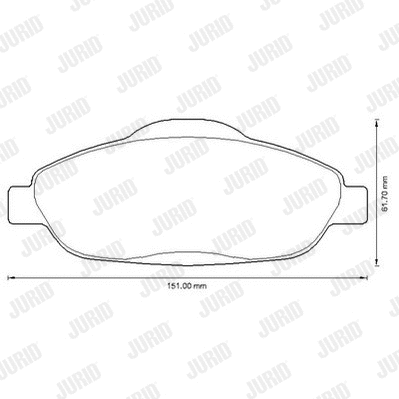 Brake Pad Set, disc brake (573241J)