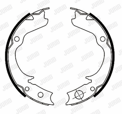 Brake Shoe Set, parking brake