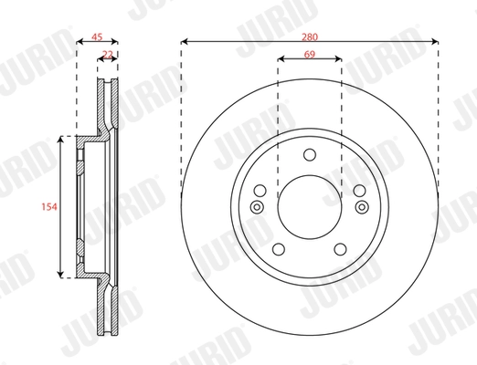 Brake Disc (563700JC)