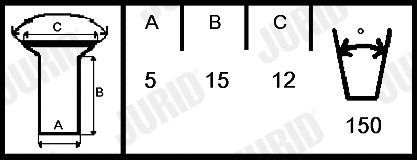 Brake Lining Kit, drum brake (1955711230)