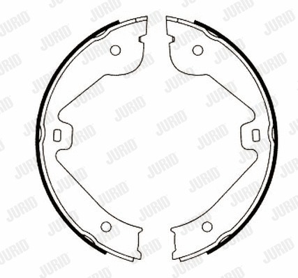 Brake Shoe Set, parking brake (362440J)
