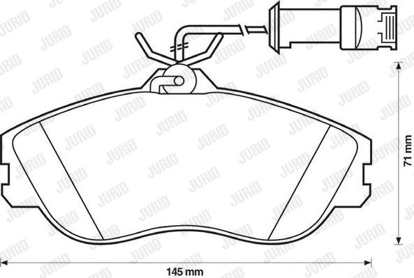 Brake Pad Set, disc brake (571402J)