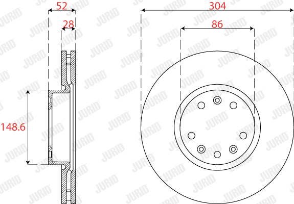 Brake Disc (563275JC)