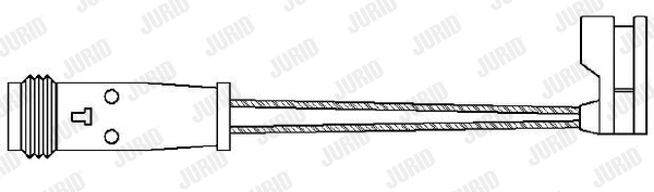 Warning Contact, brake pad wear (587047)