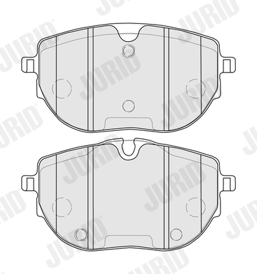 Brake Pad Set, disc brake (574085J)