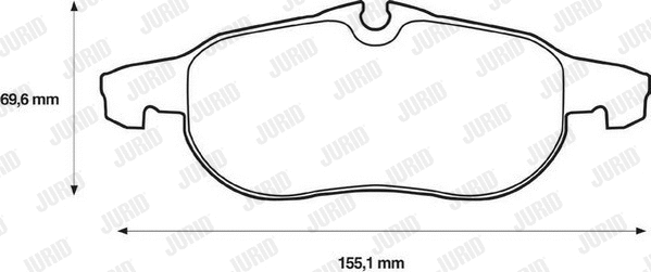 Brake Pad Set, disc brake (573089D)