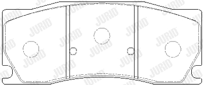 Brake Pad Set, disc brake (573861J)
