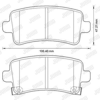 Brake Pad Set, disc brake (573313JC)